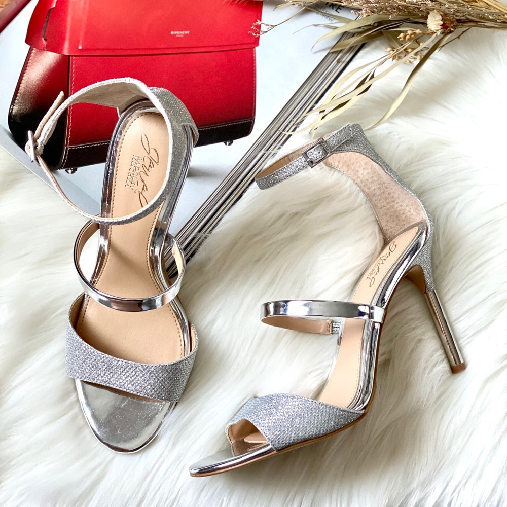 Jewel Badgley Mischka Rihanna Stiletto Sandal